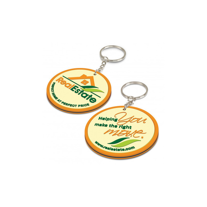 PVC Key Ring Small - Both Sides Moulded