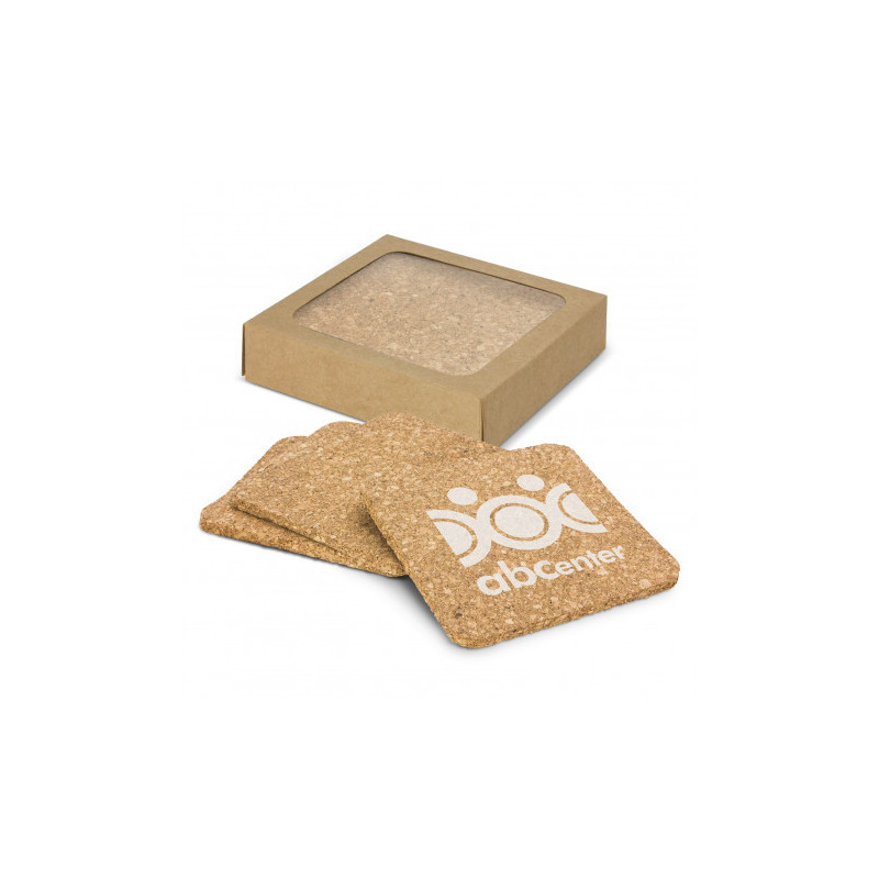 Oakridge Cork Coaster Square Set of 4