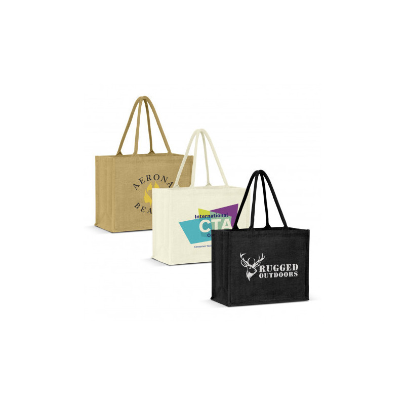 Torino Jute Tote Bag - Colour Match