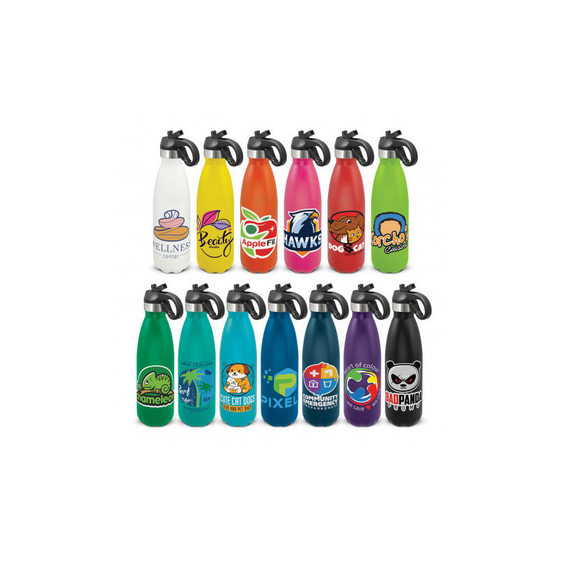 Mirage Powder Coated Vacuum Bottle - Flip Lid