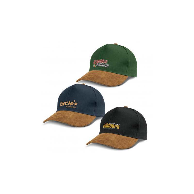 Outback Suede Peak Cap