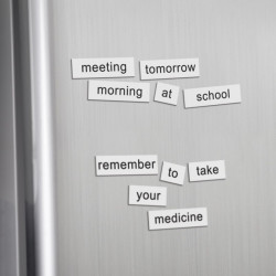 Fridge Magnet Word Set