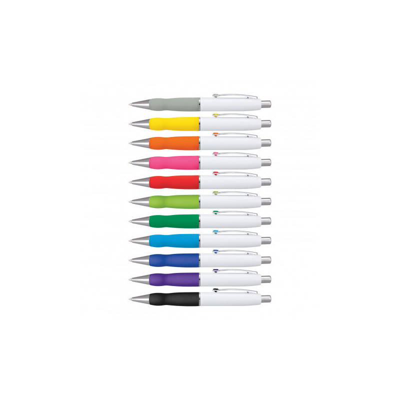White barrel Turbo Metal Pen