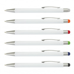 Lancer Stylus Pen - White Barrel