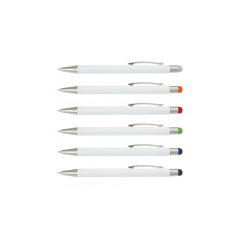 Lancer Stylus Pen - White Barrel