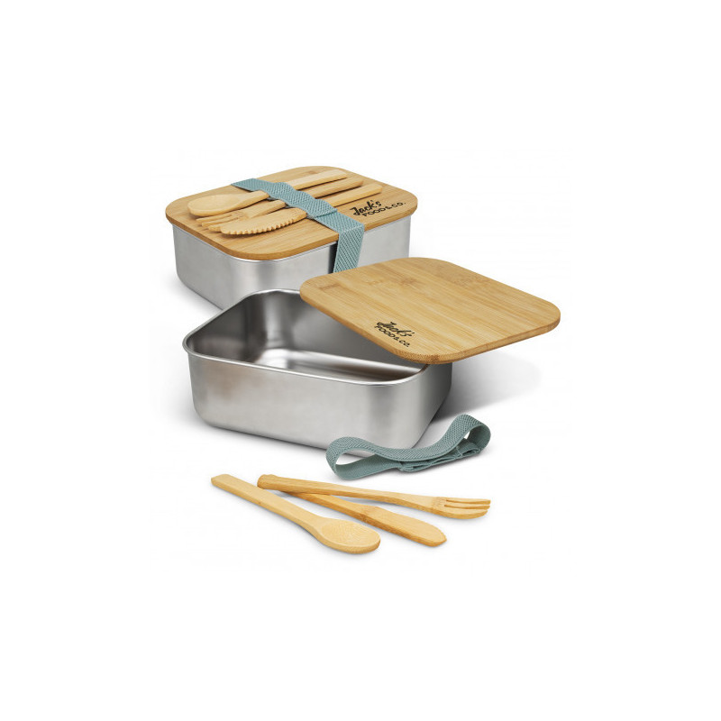 Stainless Steel Lunch Box with Cutlery