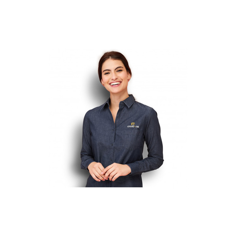 SOLS Barry Womens Denim Shirt