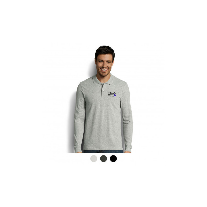 SOLS Perfect Mens Long Sleeve Polo