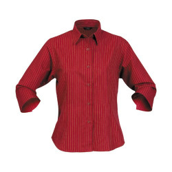 Ladies' Pin-point Shirt (3/4 Sleeve)