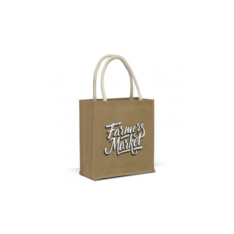 Lanza Starch Jute Tote Bag