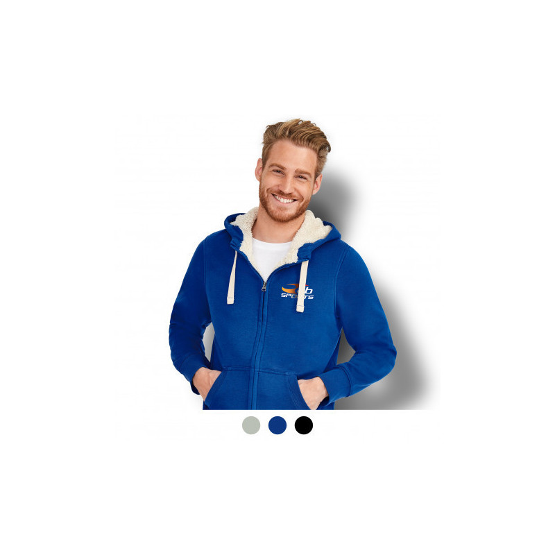 SOLS Sherpa Unisex Zipped Sweatshirt