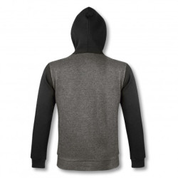 SOLS Silver Unisex Zipped Sweatshirt