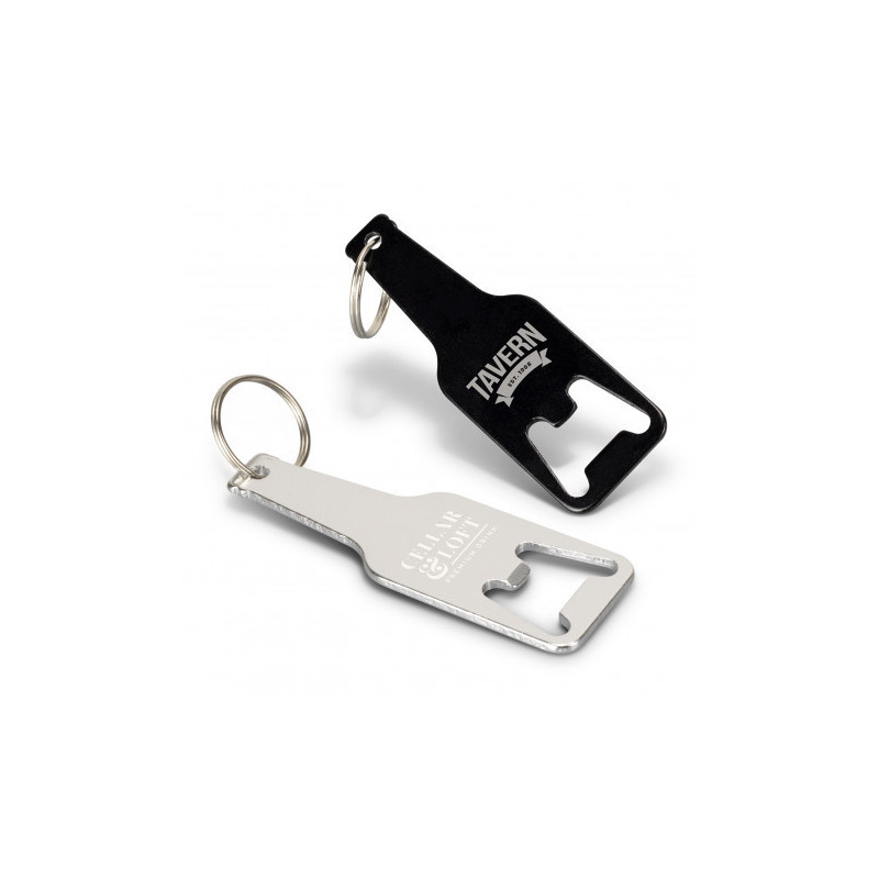 Beverage Bottle Opener Key Ring