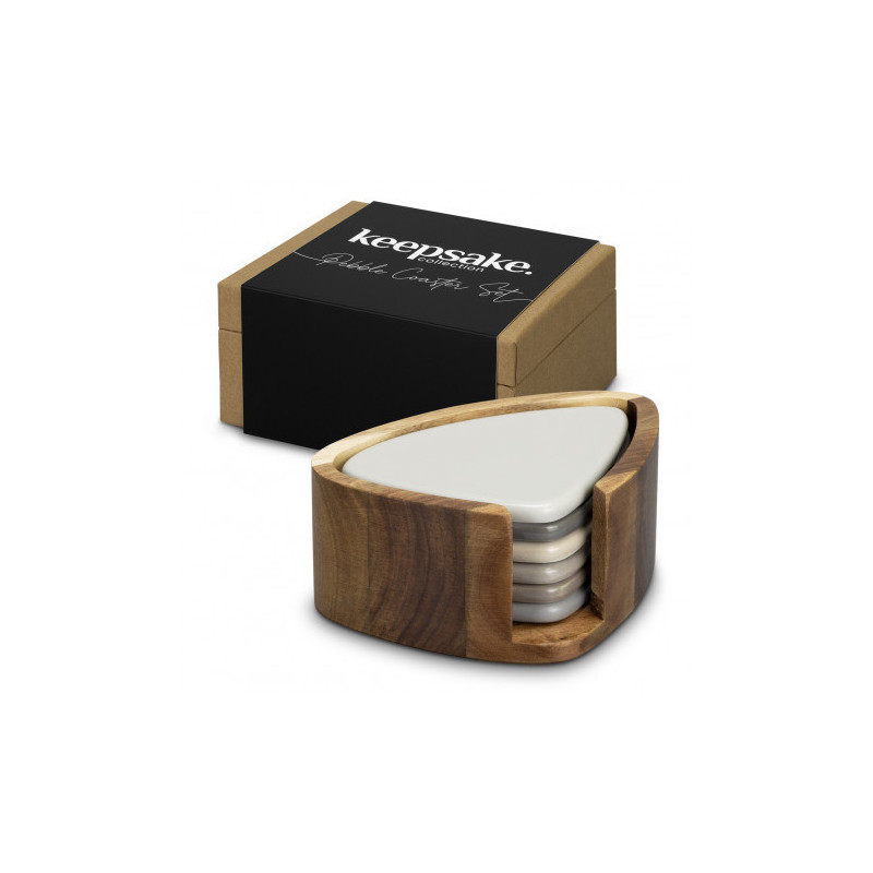 Keepsake Pebble Coaster Set
