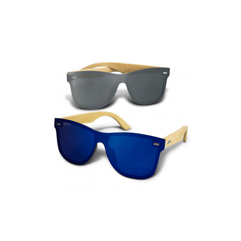 Ryder Mirror Lens Sunglasses - Bamboo
