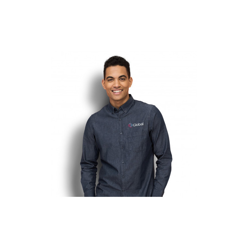 SOLS Barry Mens Denim Shirt