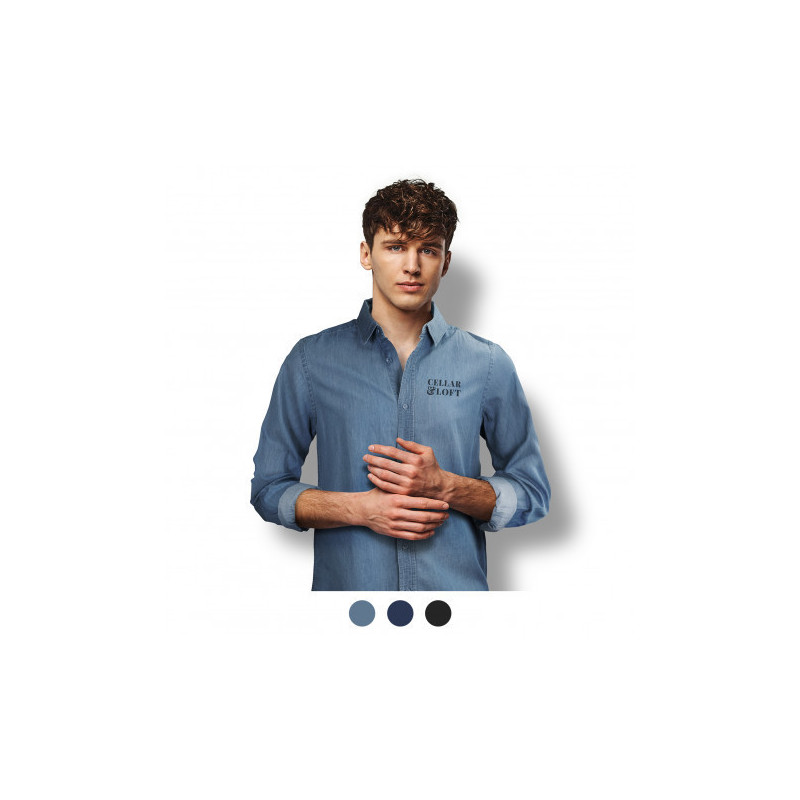 TRENDSWEAR Chester Mens Denim Shirt