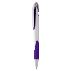 Keely White Plastic Pen