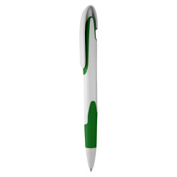 Keely White Plastic Pen