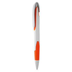 Keely White Plastic Pen