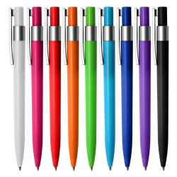 Torino Silver Plastic Pen