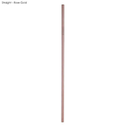 Stainless Steel Straw 6MM x 215MM