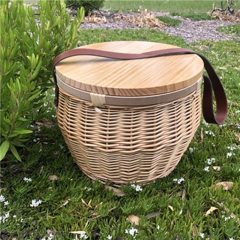 Scotch Wicker Picnic Cooler Basket(round) Scotch Wicker Picnic Cooler Basket(round)