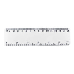 Plastic Ruler 15cm