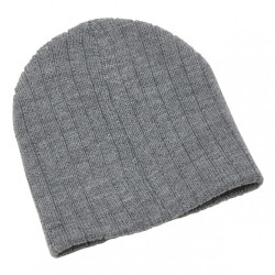 Heather Cable Knit Beanie