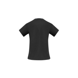 Ladies Contrast Crossover Scrubs Top