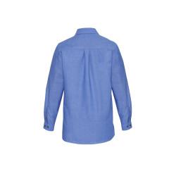 Ladies Wrinkle Free Chambray Long Sleeve Shirt