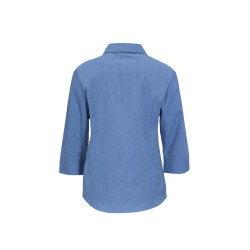 Ladies Micro Check 3/4 Sleeve Shirt
