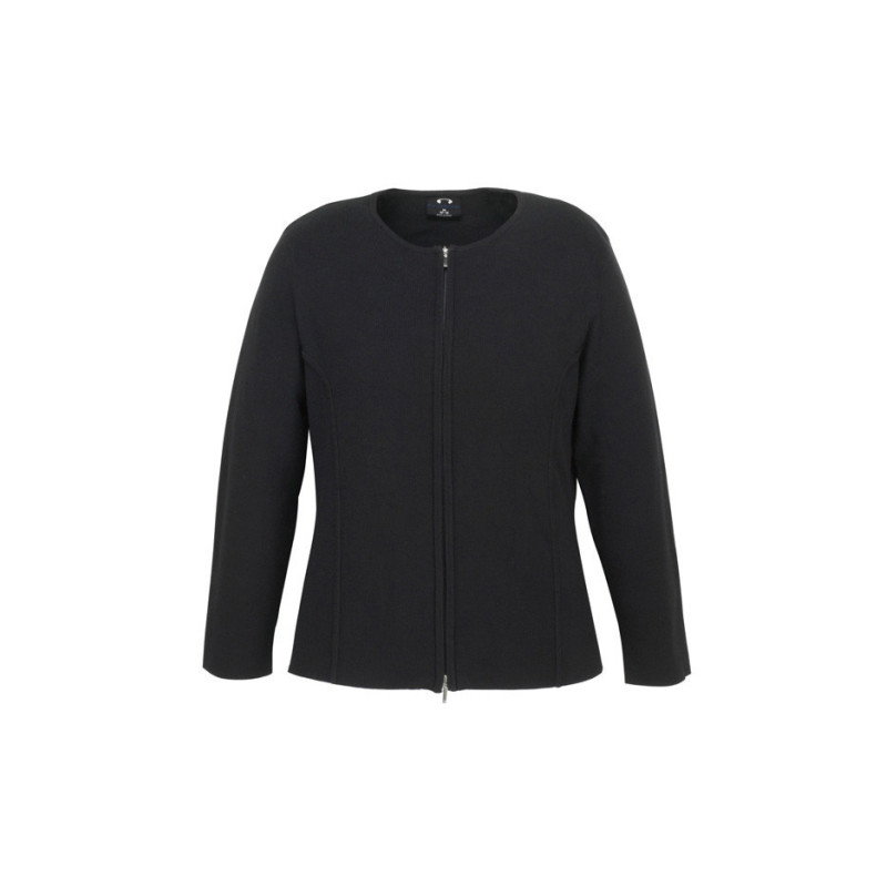 Ladies 2-Way Zip Cardigan