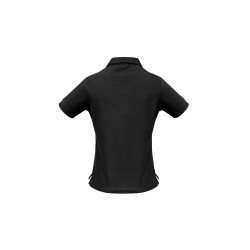 Ladies Micro Waffle Polo Shirt