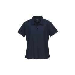 Ladies Micro Waffle Polo Shirt
