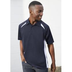 Mens Splice Polo Shirt