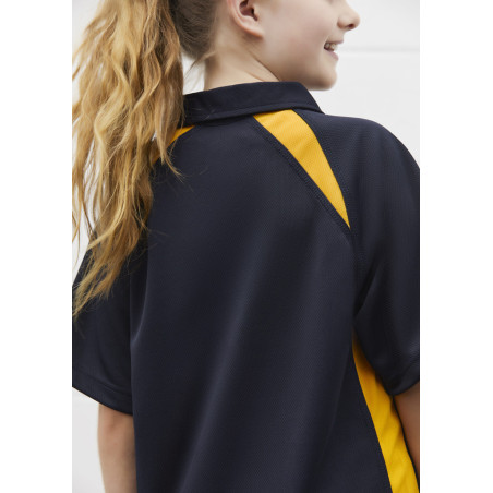 Kids Splice Polo Shirt