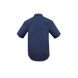 Mens Micro Check Short Sleeve Shirt