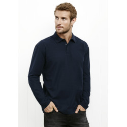 Mens Crew L/S Polo Shirt