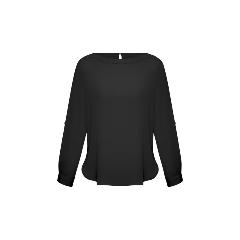 Ladies Madison Boatneck Blouse