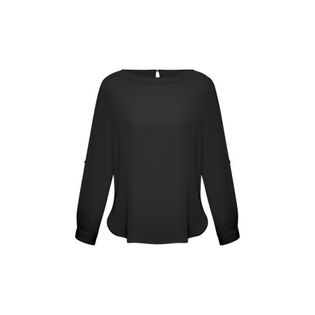 Ladies Madison Boatneck Blouse