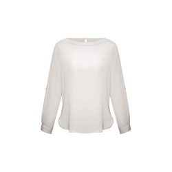 Ladies Madison Boatneck Blouse