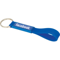Silicone Sling Keyring with Dome-Indent
