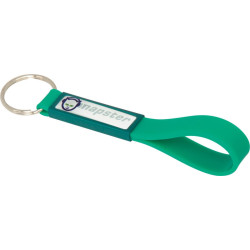 Silicone Sling Keyring with Dome-Indent