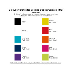 Designa Deboss Carnival Notebook A5 Sea