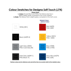 Designa Deboss SoftTouch Notebook A5 Sea