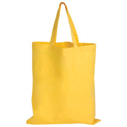 Coloured Cotton Short Handle Tote Bag