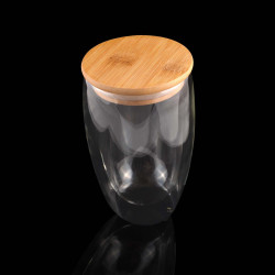 Sierra Double Wall Glass Cup 450ml