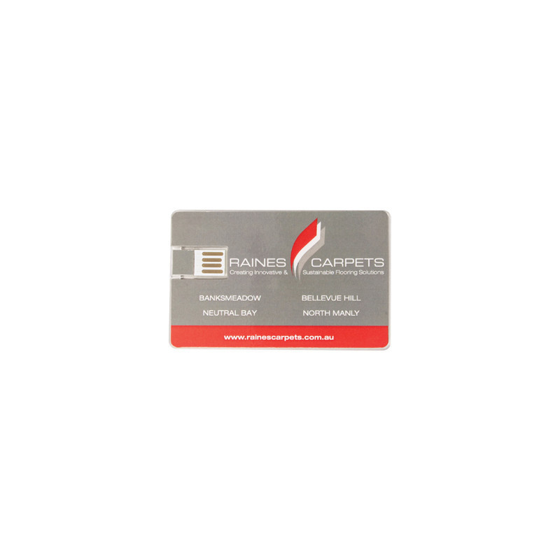 Acrylic Credit Card Flash Drive 4GB - 32GB