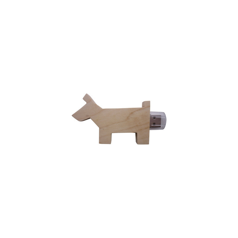 Wooden Dog Drive 4GB - 32GB